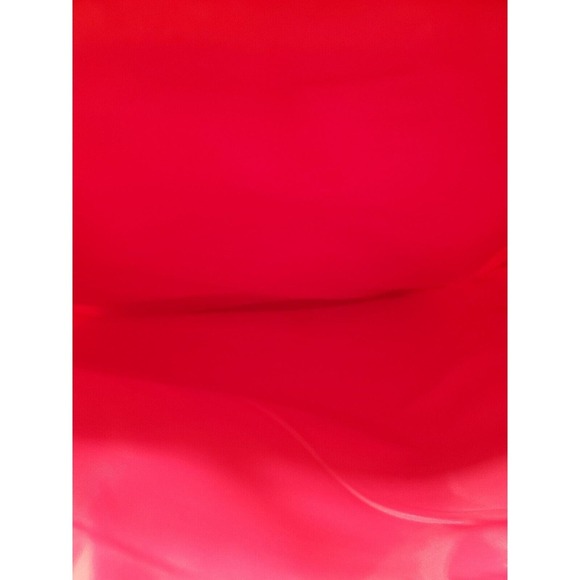 Clinique Canvas Tote Bag - Orange/Pink 14 Inches X 12 Inches - Picture 2 of 2